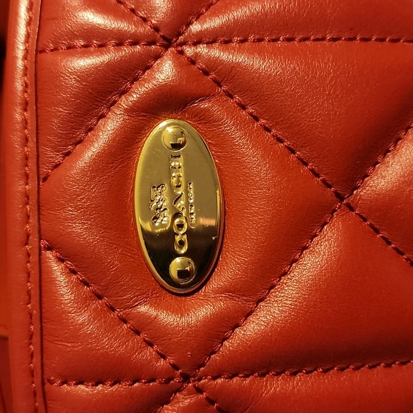 Coach Margot satchel/ Small  matching color Coach wallet/ ID /key chain - Picture 2 of 16